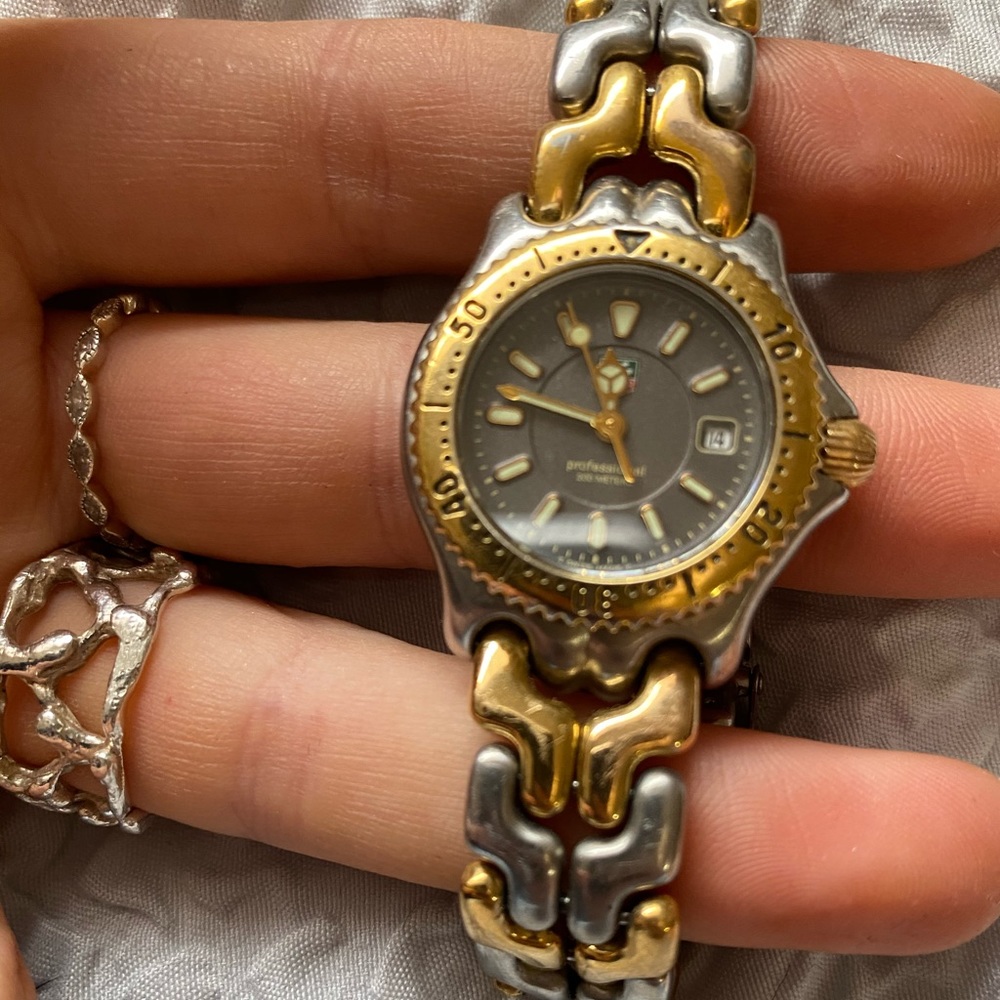 Tag-Heuer Watch. Two tone. Needs love